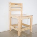 儿童书桌学习桌椅套装写字台家用松木实木学生作业桌简易书架组合
