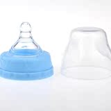 正品卢久福不锈钢保温奶瓶宽口双层宝宝婴儿两用保温瓶吸管防胀气