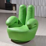 特价手指五指沙发旋转懒人沙发个性卧室小沙发电脑椅单人创意时尚