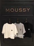 MOUSSY 专柜正品代购夏季品短袖T恤0109ay90-5000