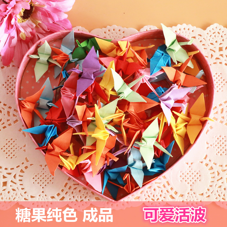 Hand-finished thousand paper cranes do a good job of origami birthday gift creative wish romantic birthday gifts to men and women