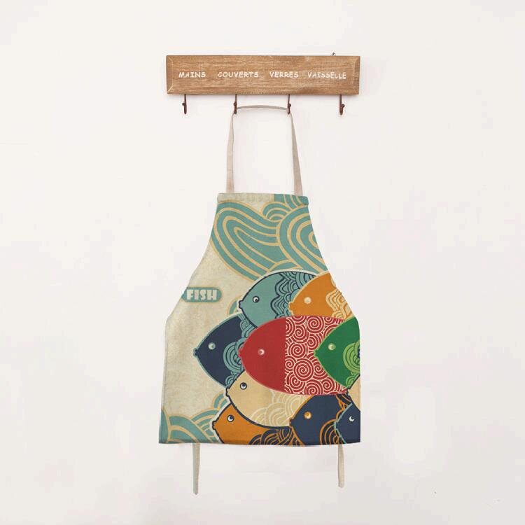 Cover apron back-dressing vest-style sling model cooking stylish semi-long haircut restaurant breathable waterproof home