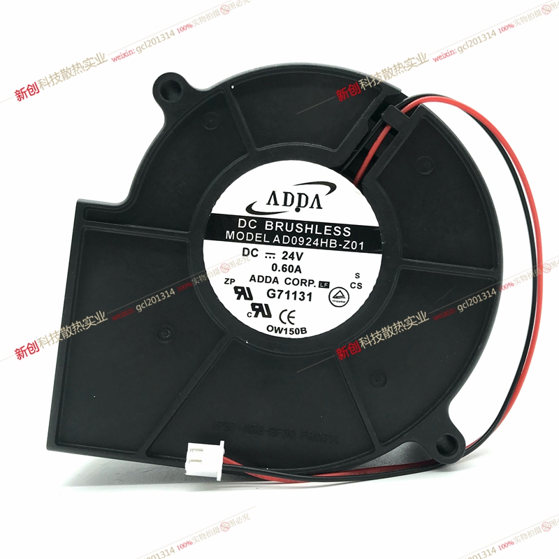 ADDA AD0924HB-Z01 24V 0.60A 9733 ADDA 9CM turbofan blower