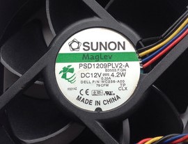 SunON PSD1209PLV2-A WC236-A00 9CM 9032 12V 4.2W 4-wire fan
