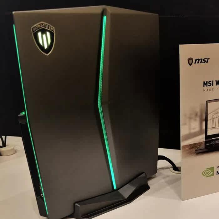 5Cgo MSI Microstar Vortex W25 8-generation i7 mini computer host P3200 graphics card workstation