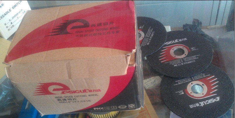 Special price Erida fiber resin grinding wheel cutting sheet T41 type double mesh 105 x 1.2 x 16 metal stainless steel cut