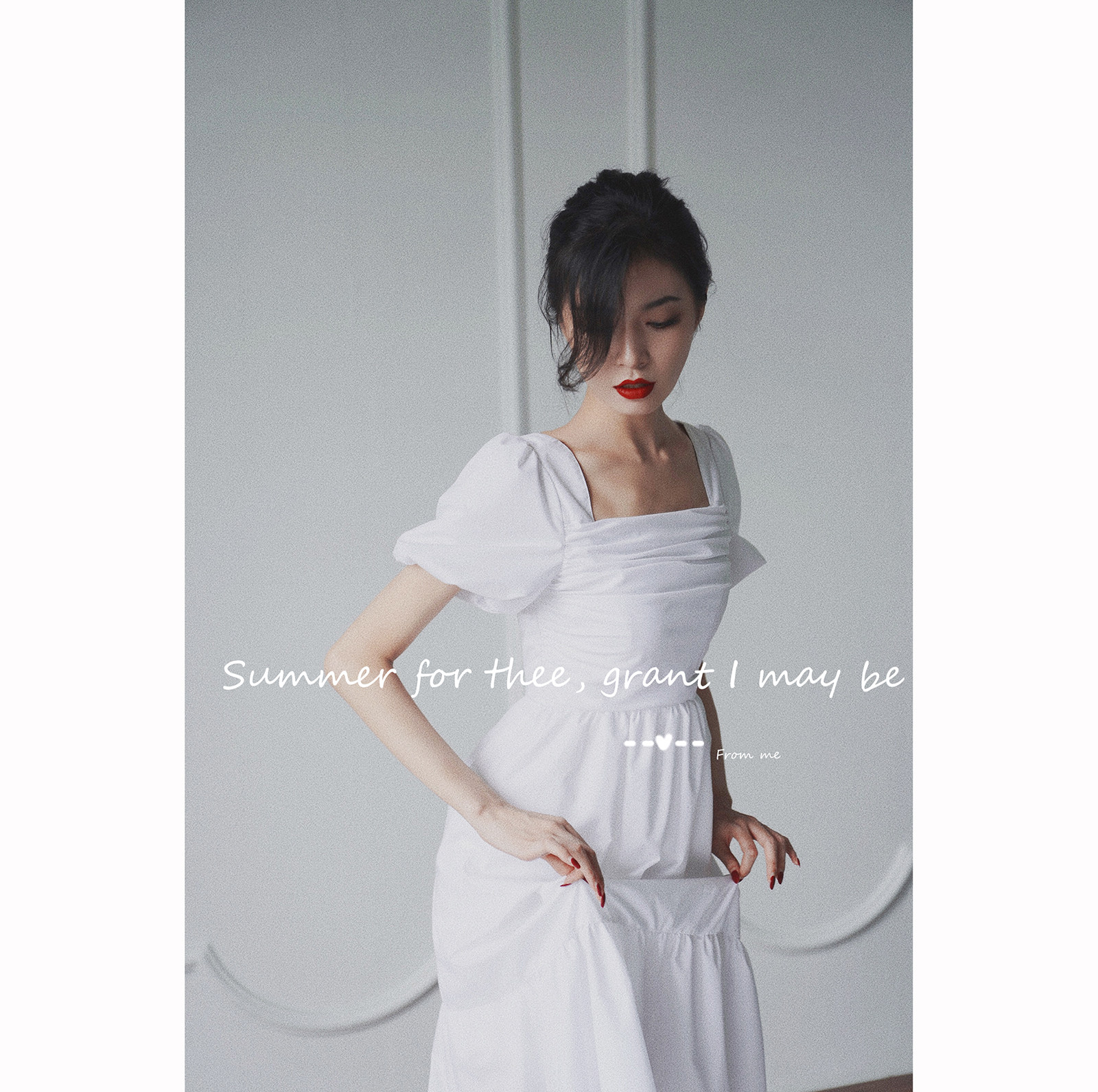 Liseyen spring 2021 new swan skirt dress female waist thin temperament fairy design retro