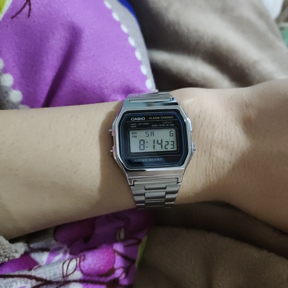 【电池用七年】卡西欧casio f-91w/f-84w/ a158wa 复古方块电子表