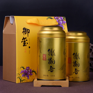 润虎安溪铁观音乌龙茶礼盒装浓香型秋茶茶叶250克