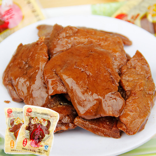 麻辣豆干小吃素肉豆腐干宏香记手撕牛肉豆脯小包装500...