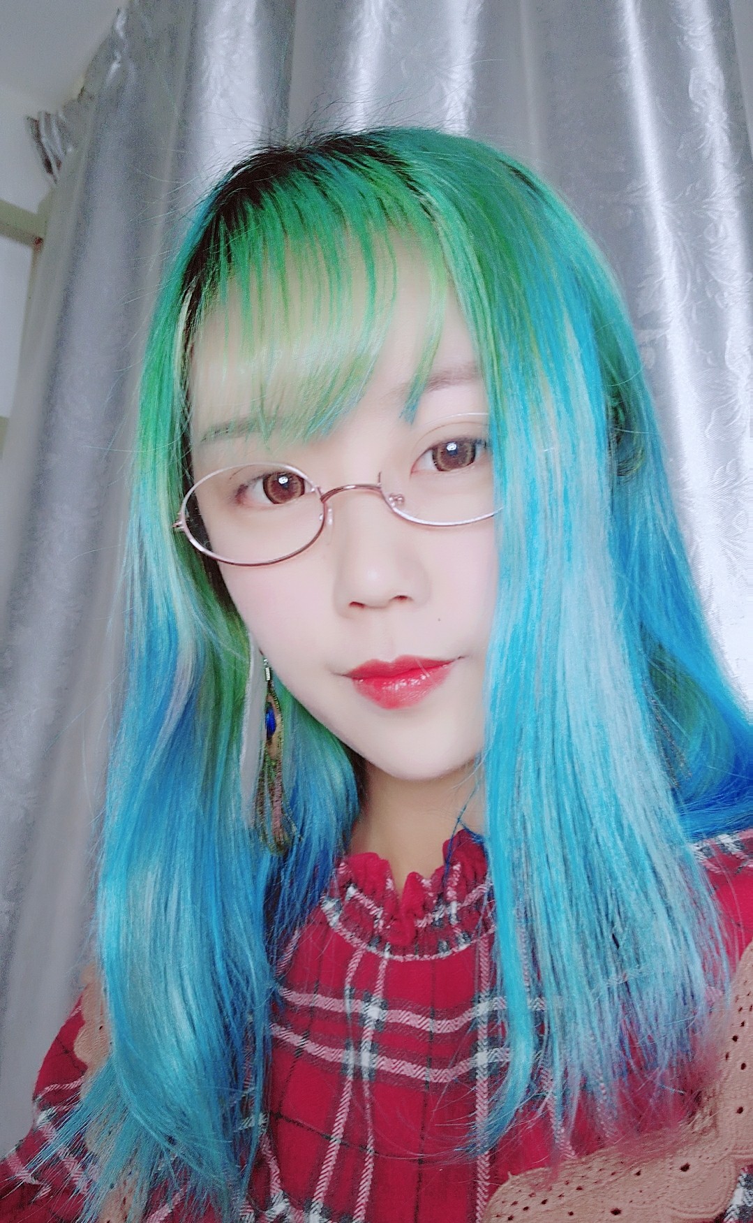 眼镜超级可爱*^o^*感觉秒变小仙女