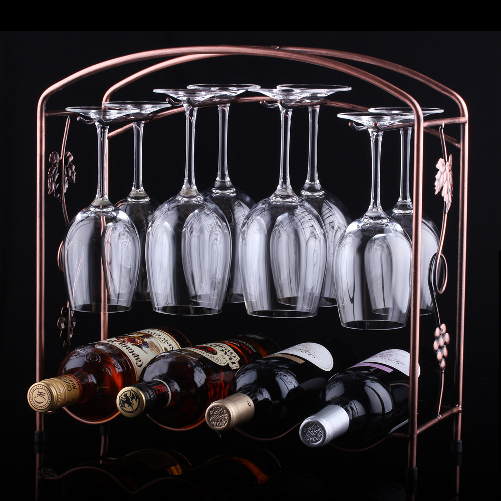 红酒架摆件 酒架 不锈钢红酒杯架创意 高脚杯架葡萄酒杯架酒杯架