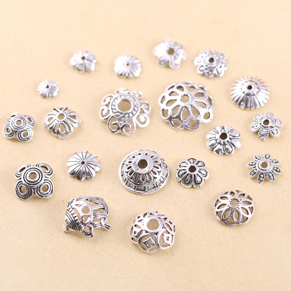 ft 11泰银配件批发 正品泰银s925纯银花托