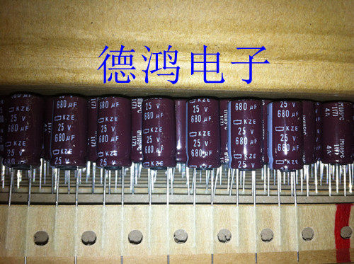 Black King Kong Japan Chemical 25V680UF 10 x 20 KZE high frequency low resistance