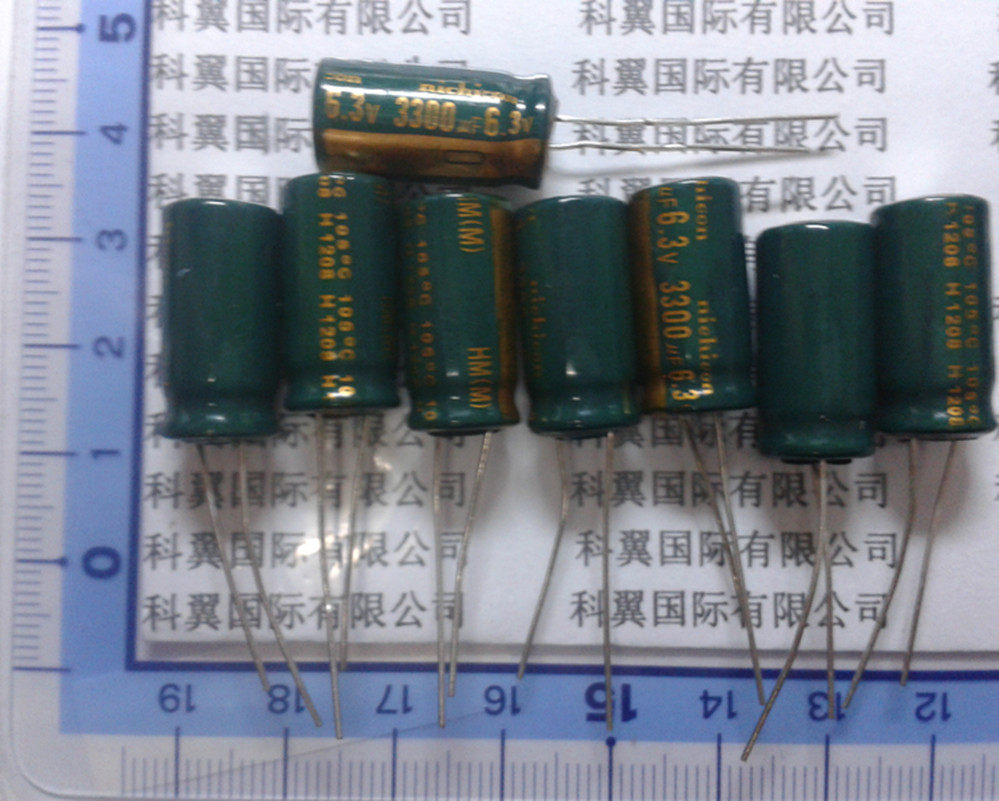 6.3V 3300uF aluminum electrolytic capacitor Motherboard capacitor volume 10 x 20mm high price