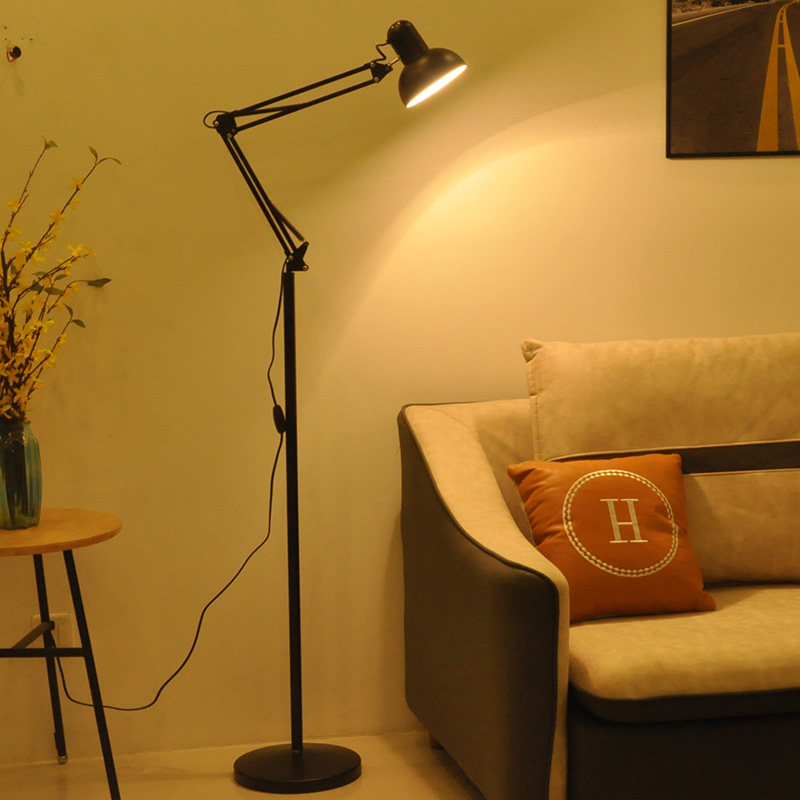 Study bedroom floor-to-ceiling lamp sofa bed head living room LED desk office work remote control modern simple reading light