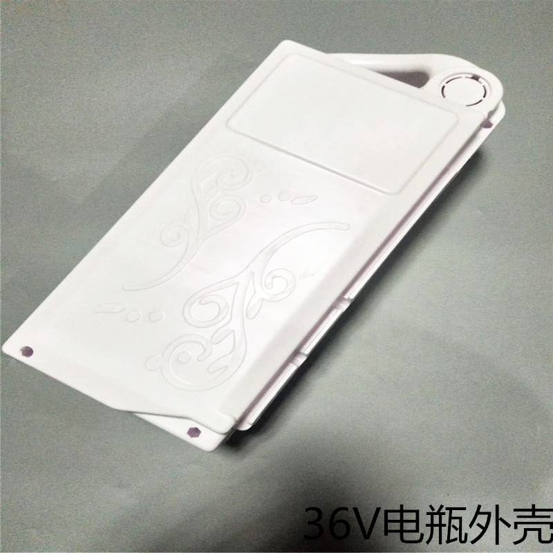 Hot electric car battery box battery car 36V12A lead-acid battery white plastic protective shell socket