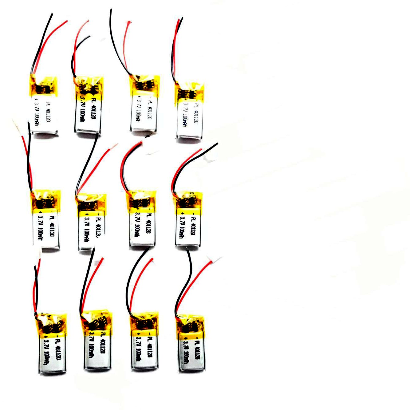 3.7V polymer lithium battery 401120 80mAh Bluetooth headset battery 