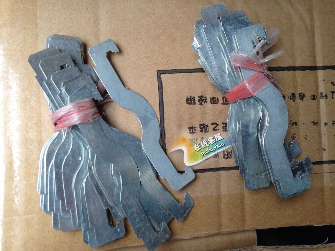 Line fittings KBG wire tube card Spring card tube spring card DN20 butterfly card bow card 200