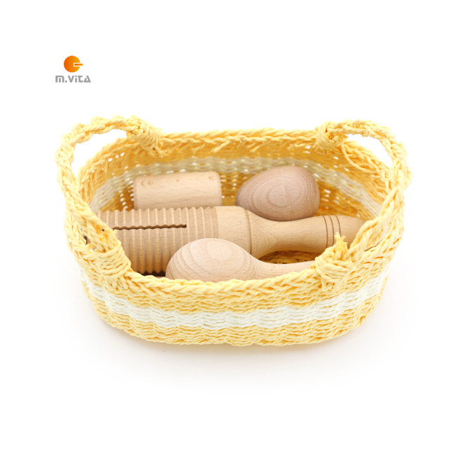 Montessori NiDO Neonatal Instrument Set Sand Hammer Sand Barrel Sand Egg Frog Chirp