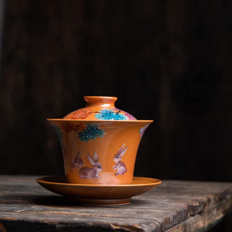 Bunny Cover Bowl (Trump)