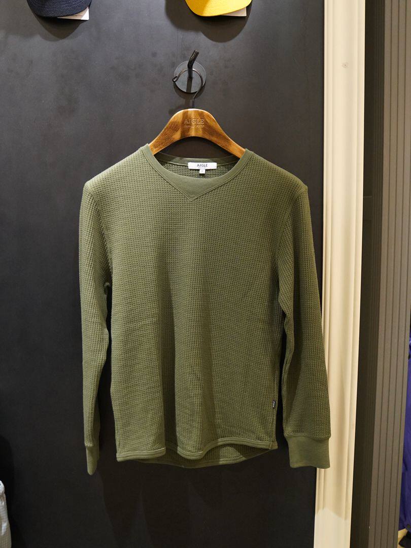 Domestic counter AIGLE mens knitted casual top ZTH065J005 ZTH065J607