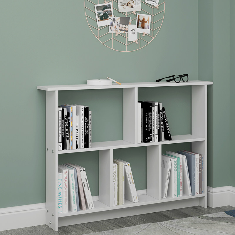 Bedside cabinet long strip Bedroom narrow cabinet rack sandwich rectangular bed side stitching bedside counter shelf