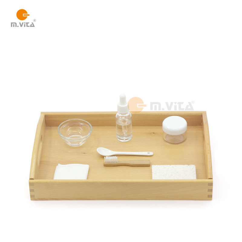 Montessori Teaching Monson Education Montessori CASA Daily Life Teaching Aids Silver Washing Work Kit