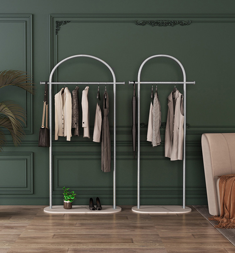 Clothing store dedicated creative personality clothing display rack Nordic Italian light luxury landing display rack Korean version