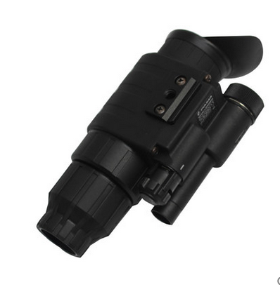 Yukon Pulsar pulsar GS 1x20 helmet-style head wearing a single-barrel infrared microlight night vision 74095