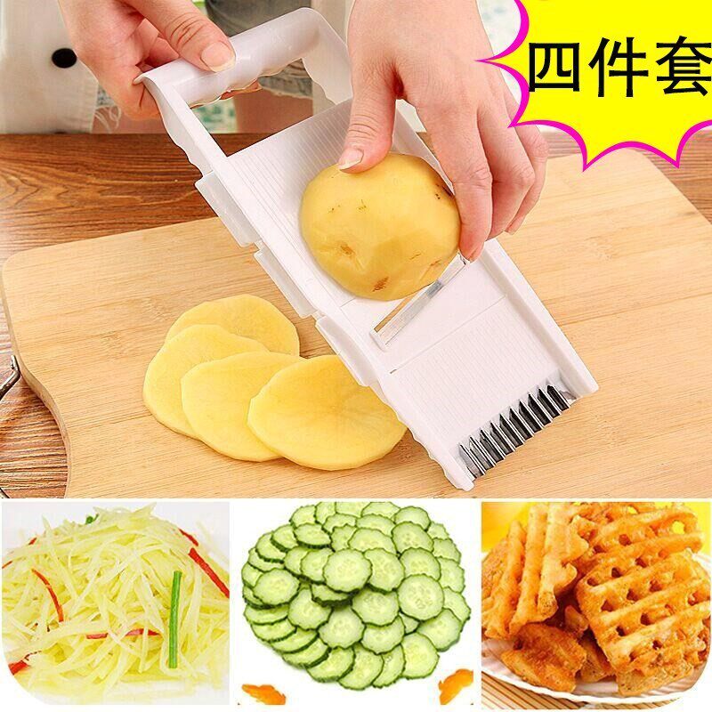 Kitchen chopping planer insert plate home hand-cut potato silk slice wipe