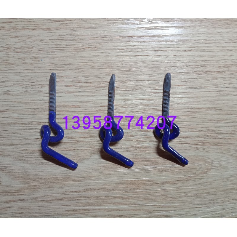 Textile fine yarn machine accessories guide yarn hook guide yarn hook leaf plate enamel guide yarn hook pig tail ring