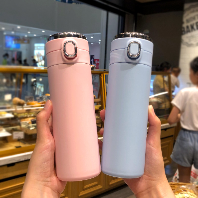 Korean version of ins simple temperature insulation cup creative personality trend water cup students portable men and women fresh cup