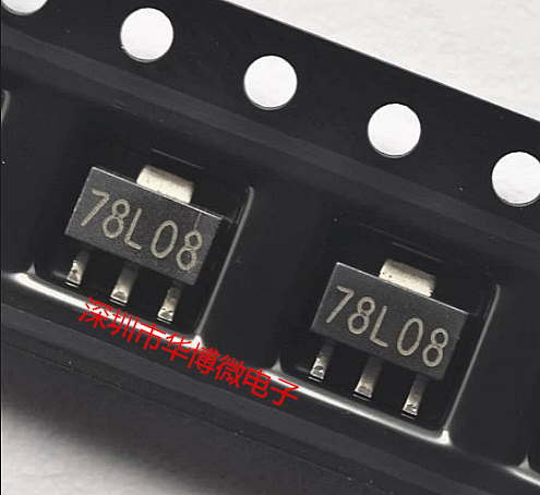 New original three-ended regulator tube 78L08 L78L08 SOT89 package in stock