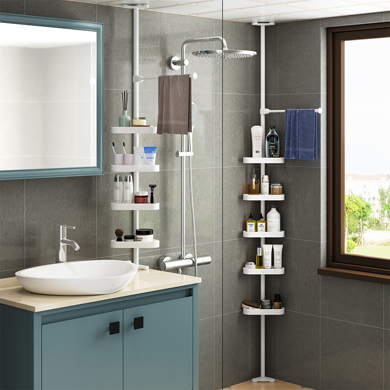 Bathroom corner frame triangle corner bathroom top sky-mounted toilet toilet rack landing