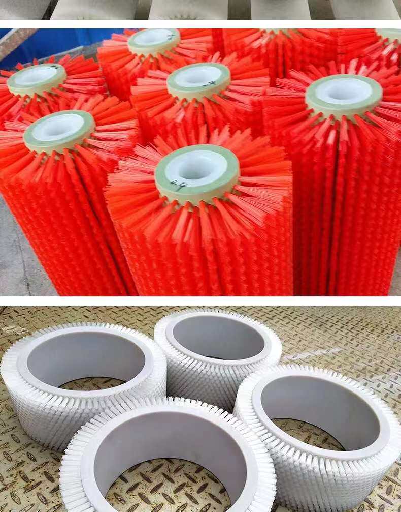Cleaning industrial brush roller fruit cleaning roller nylon brush wheel dust brush volume high-priced direct sales custom
