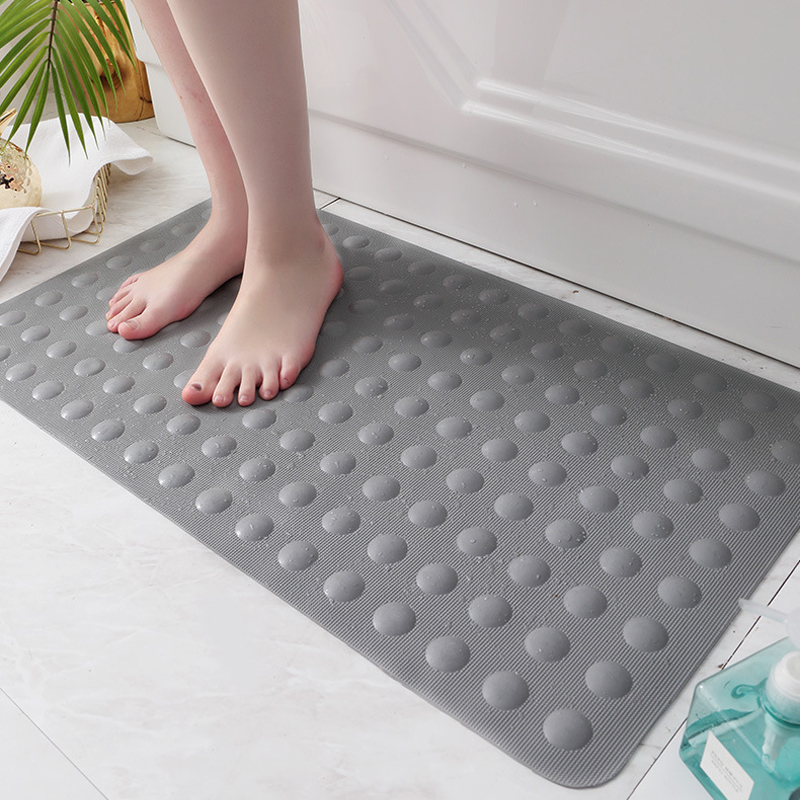 Bathroom non-slip mat anti-fall rubber home shower bath foot mat with suction cup toilet toilet mat