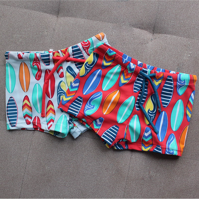 New swimming shorts export childrens flat-angle pants fast dry primary school students childrens hot spring swimming trunks baby comfortable beach