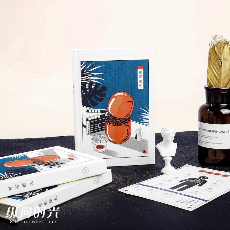 Movie pill birthday gift to girlfriend boyfriend off-site love to commemorate creative couples literary Valentines Day seven nights