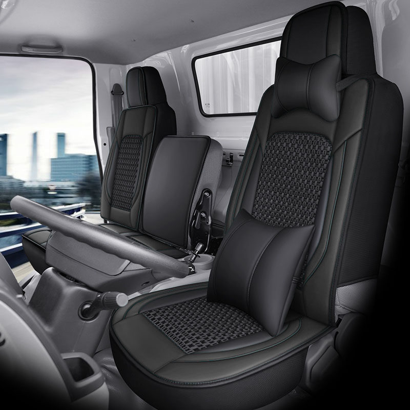 Large truck car truck cushion tiger V liberation J6L dragon VH Geerfa dragon H5 leather summer seat cover cool mat