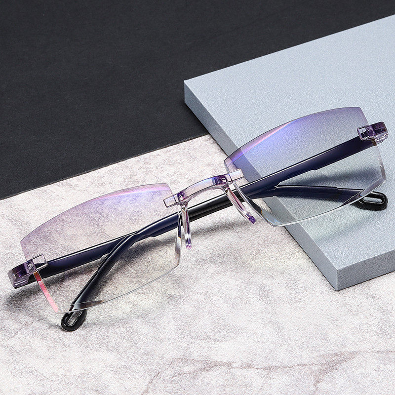 Old flower mirror male anti-blu-ray radiation fatigue diamond cut edge fashion ultra-light HD old man old light glasses flower mirror