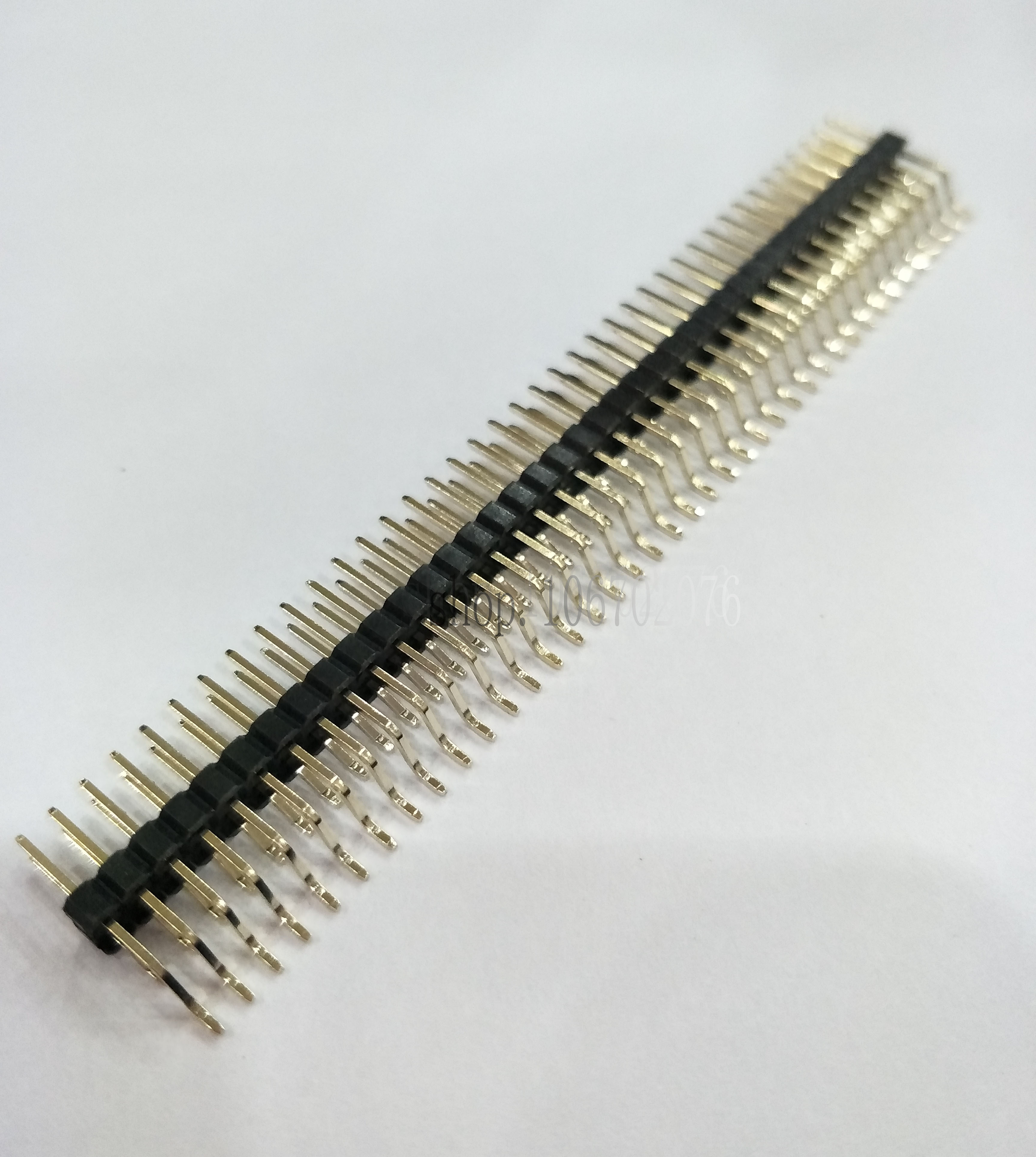 2.54MM Pitch Sleeper Pin Lateral Patch 1 x 40P Single Row 2 x 40P Double Row SMT Elbow Pin