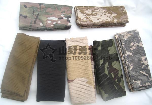 Thiết bị CS trực tiếp Khăn lưới đặc biệt của Mỹ Khăn quàng cổ Khăn quàng cổ Sa mạc kỹ thuật số ACU CP Jungle, v.v. khăn trùm đi phượt