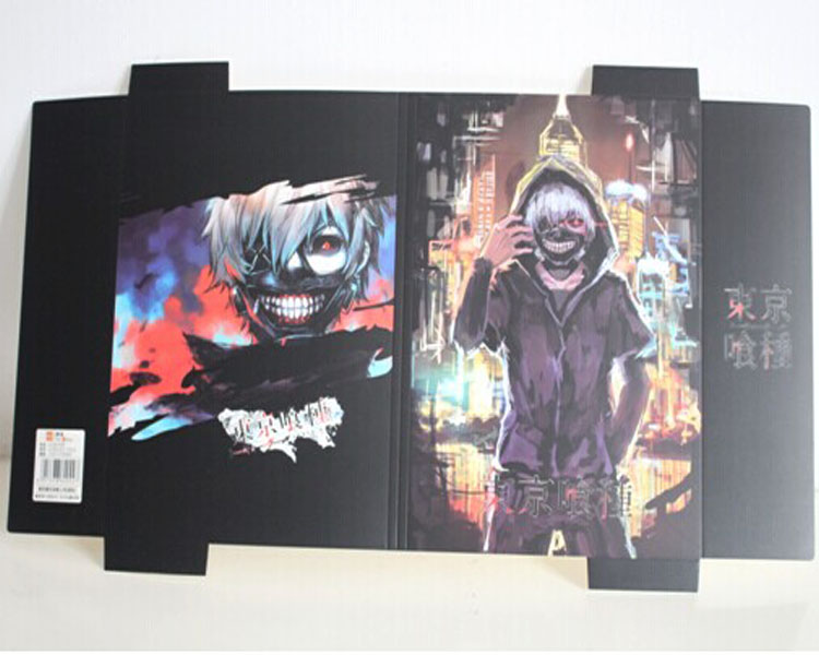 Anime túi sách bìa Tokyo ghoul gói sách bìa 金 金 研 sao phim hoạt hình xung quanh túi sách sinh viên sticker cute đồ ăn