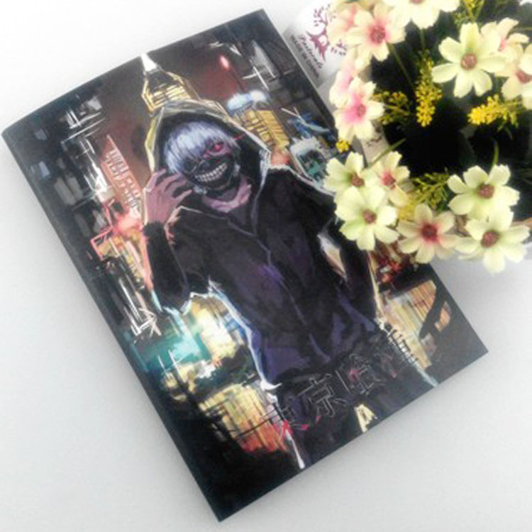 Anime túi sách bìa Tokyo ghoul gói sách bìa 金 金 研 sao phim hoạt hình xung quanh túi sách sinh viên sticker cute đồ ăn