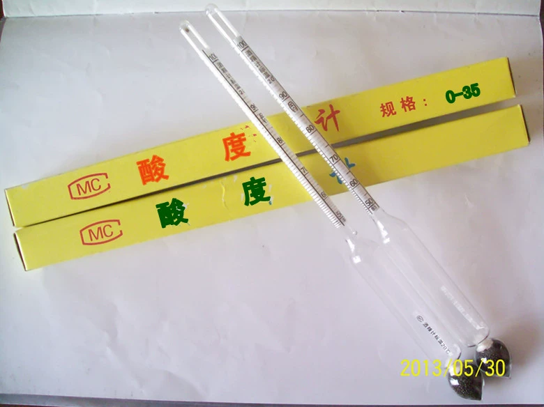 Máy đo độ axit 0-35 dụng cụ đo độ axit giấm Máy đo độ mịn đồng hồ đo độ axit nhiệt ẩm kế