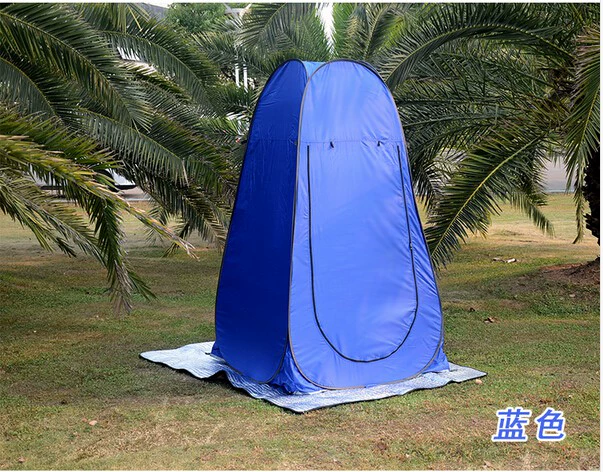 Tự động bật lên lều tắm lều lều vệ sinh di động ngoài trời nhà vệ sinh đơn lều gấp tròn di động - Lều / mái hiên / phụ kiện lều