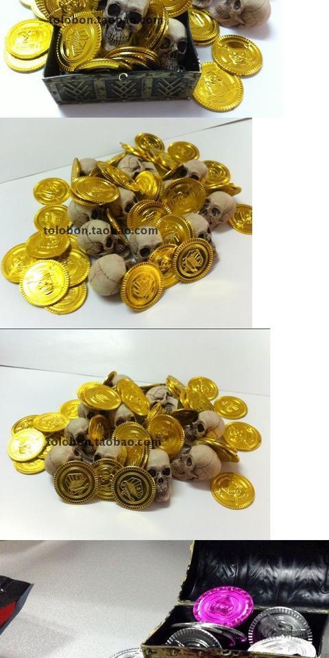 100 cướp biển giả vàng tiền xu đồ chơi tiền xu trò chơi tiền xu tiền xu bạc xu cứng hiệu suất đạo cụ hoạt động cung cấp - Sản phẩm Đảng / Magic / Hiệu suất đồ hóa trang pokemon	
