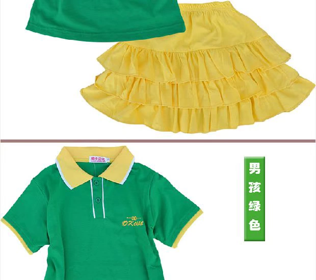 Mùa hè 2015 bộ đồ mới cho trẻ em Trang phục Liuyi mẫu giáo đồng phục học sinh phục vụ lớp 8179 - Đồng phục trường học / tùy chỉnh thực hiện