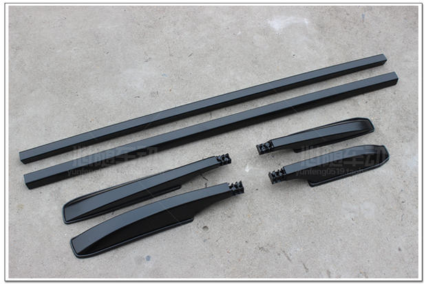 S6 sửa đổi đặc biệt 11-14 BYD S6 giá hành lý / giá nhôm hành lý giá nóc đấm miễn phí màu đen bạc - Roof Rack giá để đồ trên nóc xe xpander